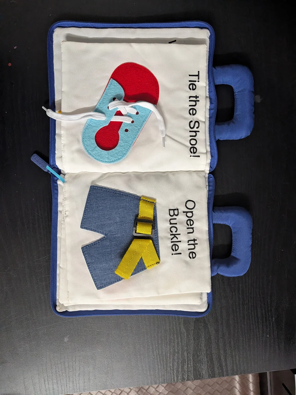 Blue 'My Quiet Book' Kids Soft Activity Bag